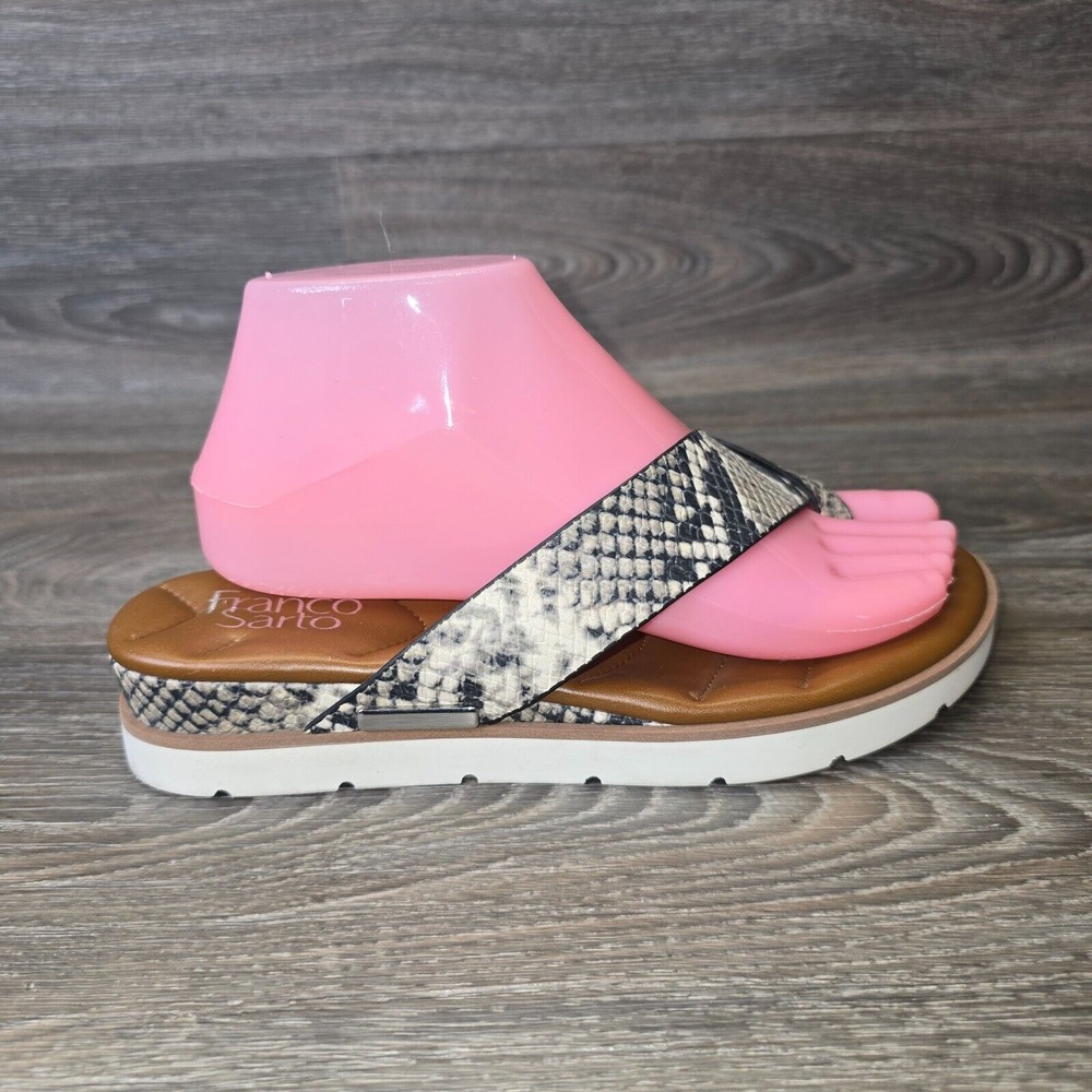 Franco Sarto Darious Slide Sandals Women's Size 8 M Multi‎ Snake MSRP $109